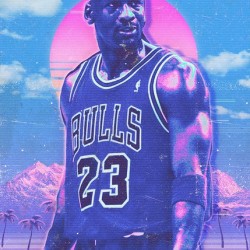 Retro Michael Jordan Poster