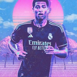 Retro Jude Bellingham Poster