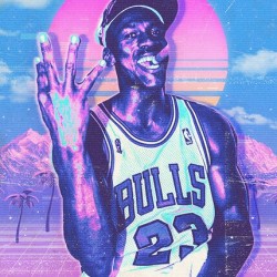 Retro Michael Jordan Poster
