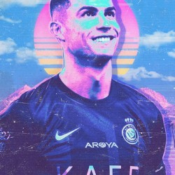 Ronaldo Retro Poster