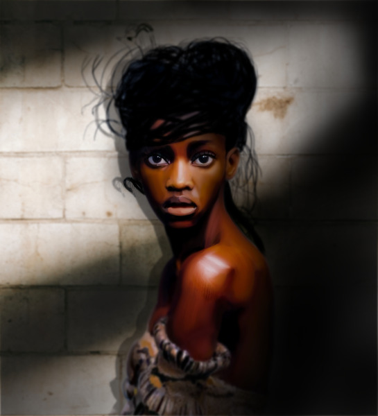 Black Beautiful African  by AntThaArtist