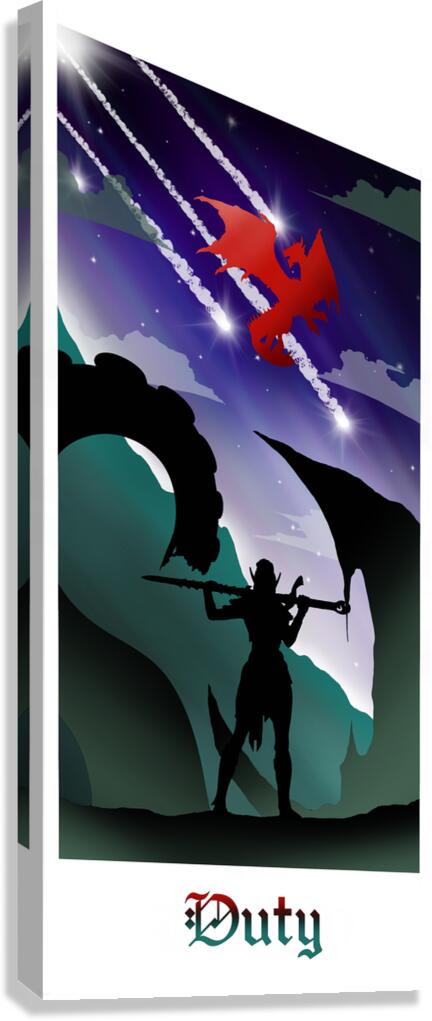 Duty Canvas Print