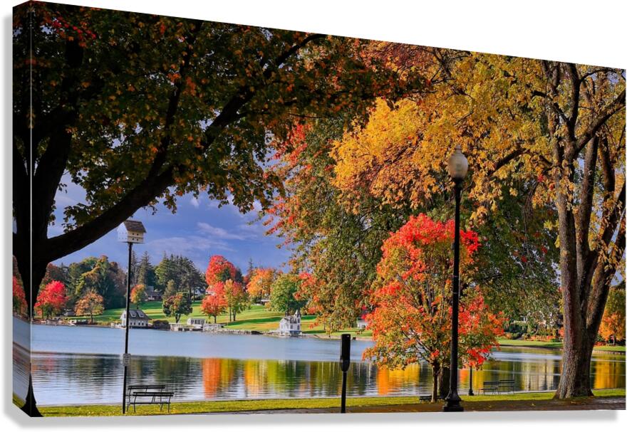 Skaneateles NY Autumn Lake View Finger Lakes by Mark Barrett
