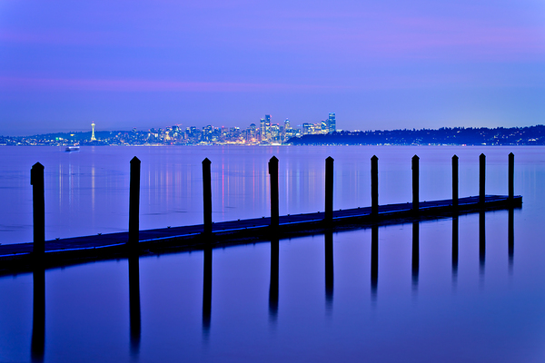 Seattle Reflections by Charles Senn