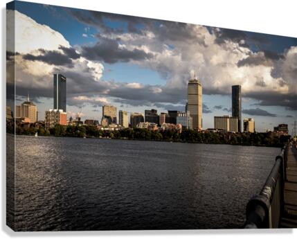Boston Greige  Canvas Print