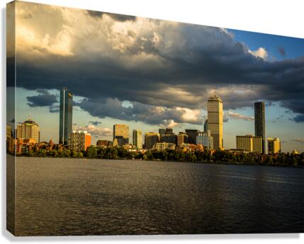 Boston Sunset Canvas Print