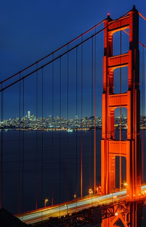 Golden Gate Bridge at Night