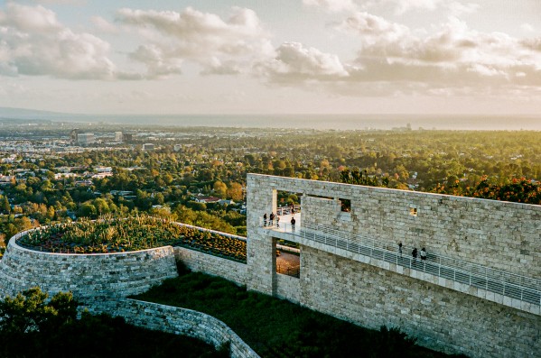Sunset At The Getty by David Yoon