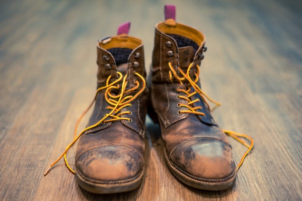 Worn Out Boots by David Yoon