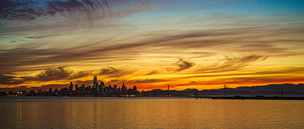 San Francisco at Sunset by David Yoon