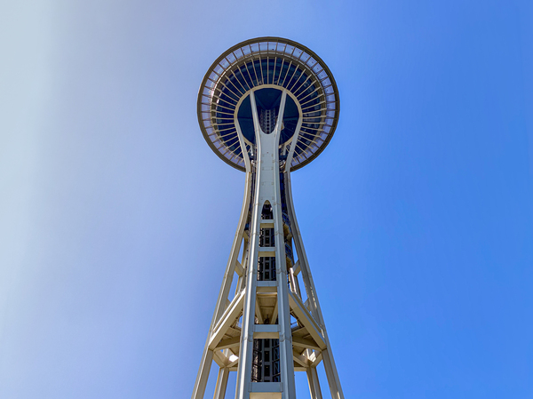 Space Needle in Seattle by David Yoon