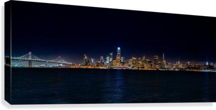 San Francisco City Skyline Panorama Canvas Print