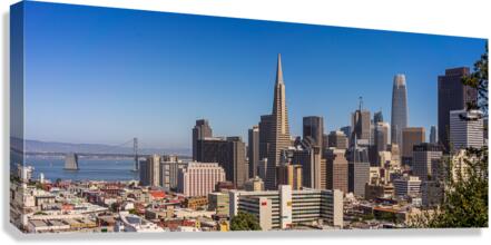 San Francisco Skyline Panorama  Canvas Print