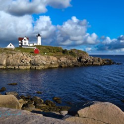Calm Before the Storm at Nubble Light Maine