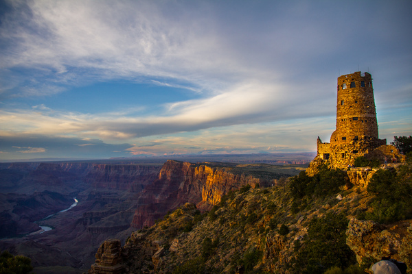 Grand Canyon tower Print