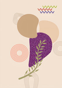Boho abstract wall art