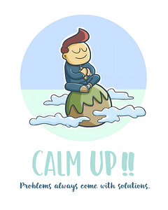 Calm Up Wall Art 