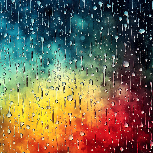 Abstract Rain Art. by Balaram Giri