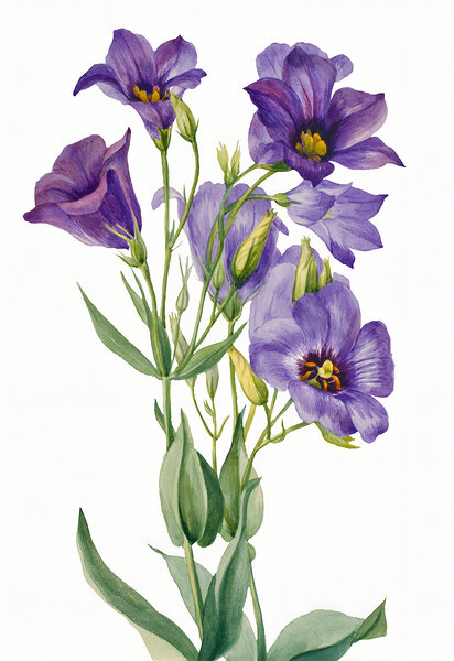 Eustoma russelianum. by Balaram Giri