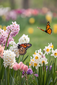 Spring Butterflies Stylish 