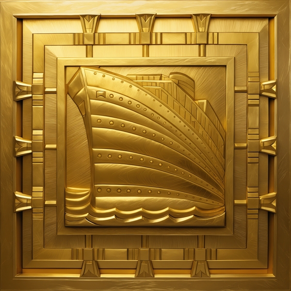 Ship GOLD Print