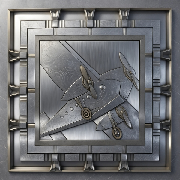Airplane  SILVER Print