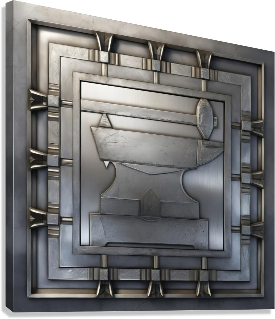 Anvil SILVER Canvas Print