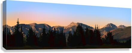 view from scapegoat Canvas Print