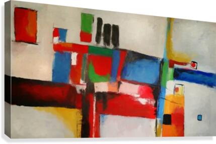 Abstract Composition 757 Canvas Print