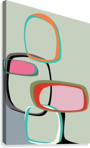 Abstract Composition 753 Canvas Print