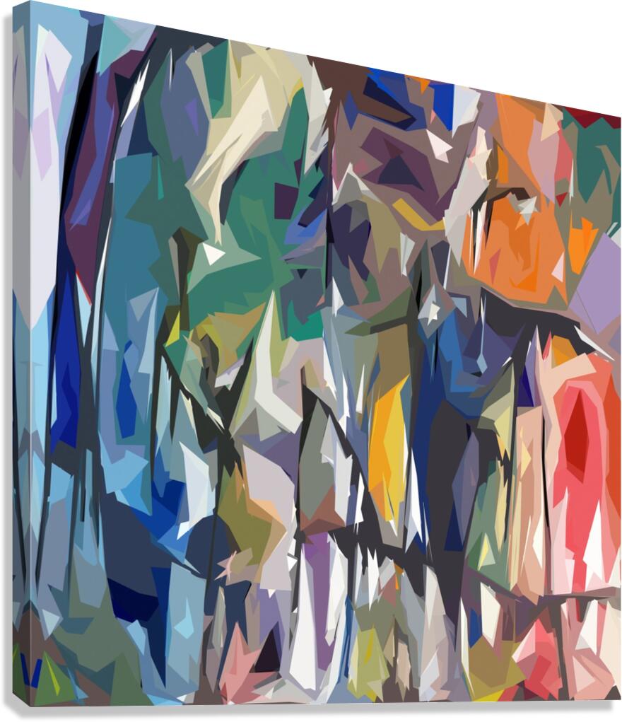 Abstract Composition 736 Canvas Print
