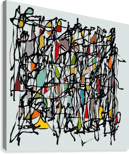 Abstract Composition 718 Canvas Print