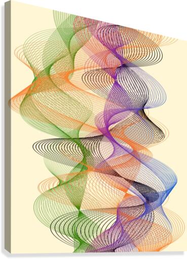 Abstract Composition 717 Canvas Print