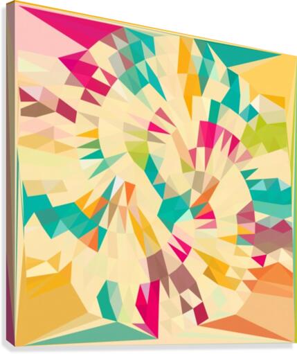 Abstract Composition 654 Canvas Print