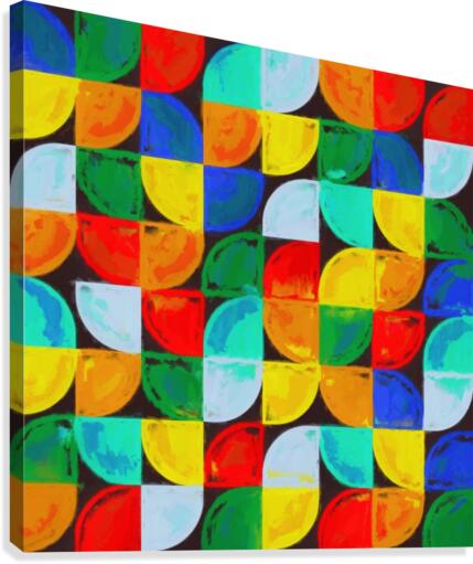 Abstract Composition 644 Canvas Print