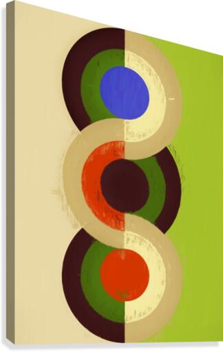 Abstract Composition 626 Canvas Print