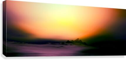 Reddish Landscape Canvas Print