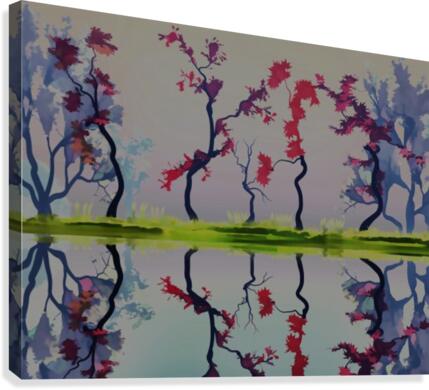 Winding Trees Canvas Print