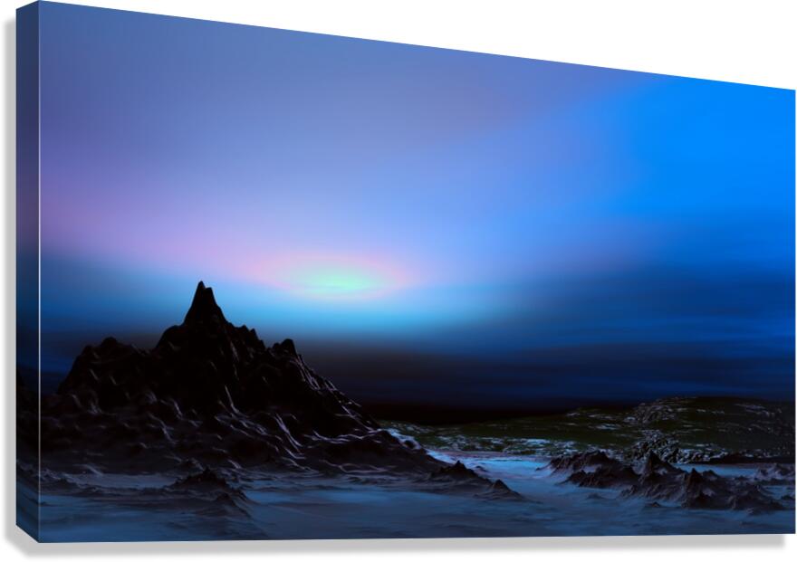 Blue Serenity Canvas Print