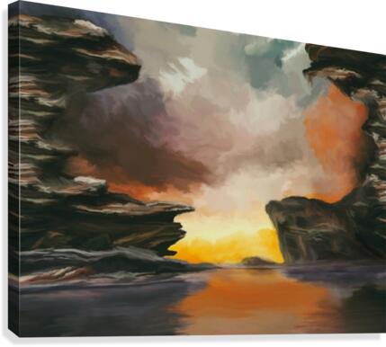 Rock Formations Canvas Print