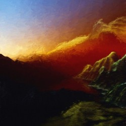 Sunset in the Mountains 23