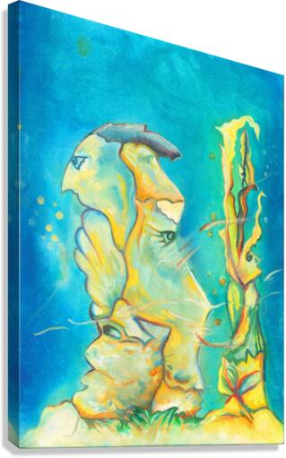  LES ABYSSES Canvas Print