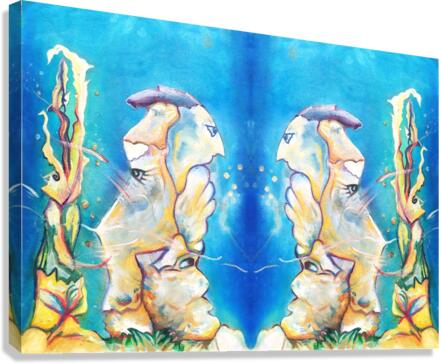  LES ABYSSES Canvas Print