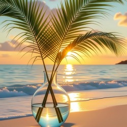 Tropical Sunset Reflections