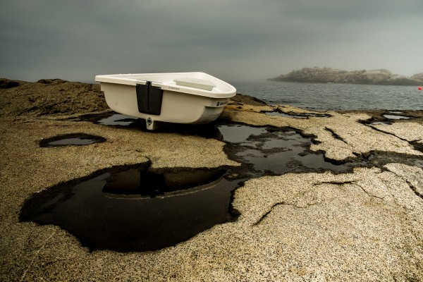 Lonely Boat Print