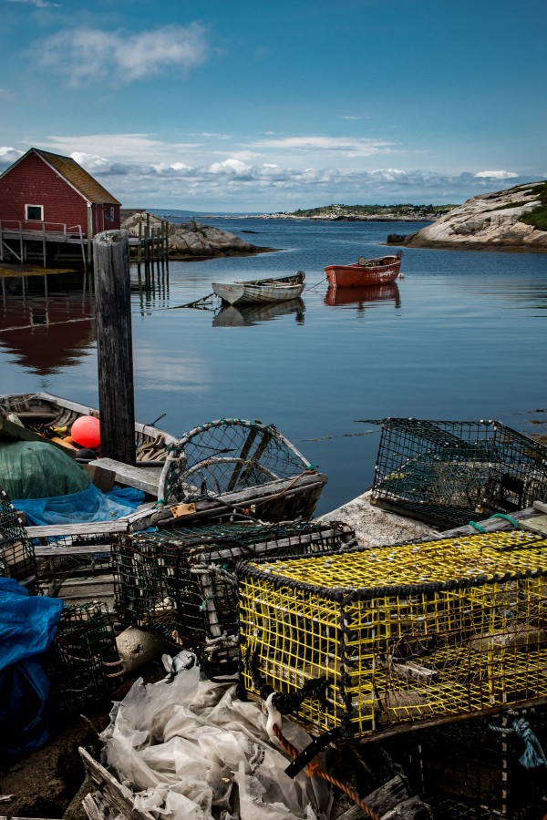 Lobster Traps NS 1290 Print