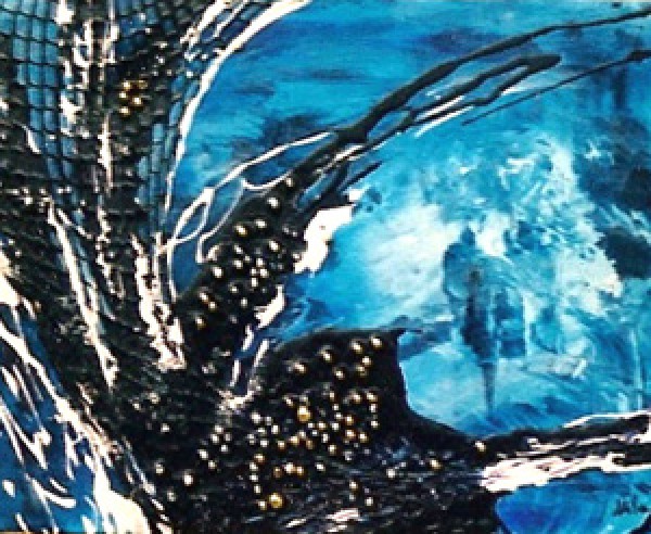 Luce azzurra Print