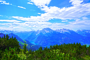 A Study of Light and Shadow in the Mountains of Berchtesgaden Germany 2 of 3