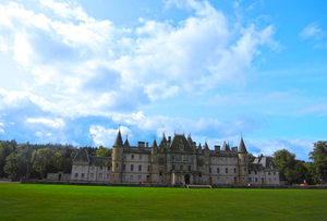 Blue Day at the Castle - A Visit to Scotland