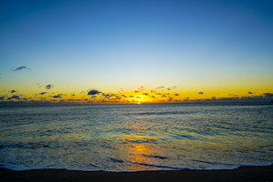 First Light No 3 - Golden Shimmer - A Perspective Photo Series - Sunrise Florida Keys